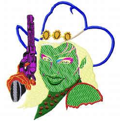 Cowboy And Hunter Embroidery Design 7 Cowboy And Hunter Embroidery Design 7